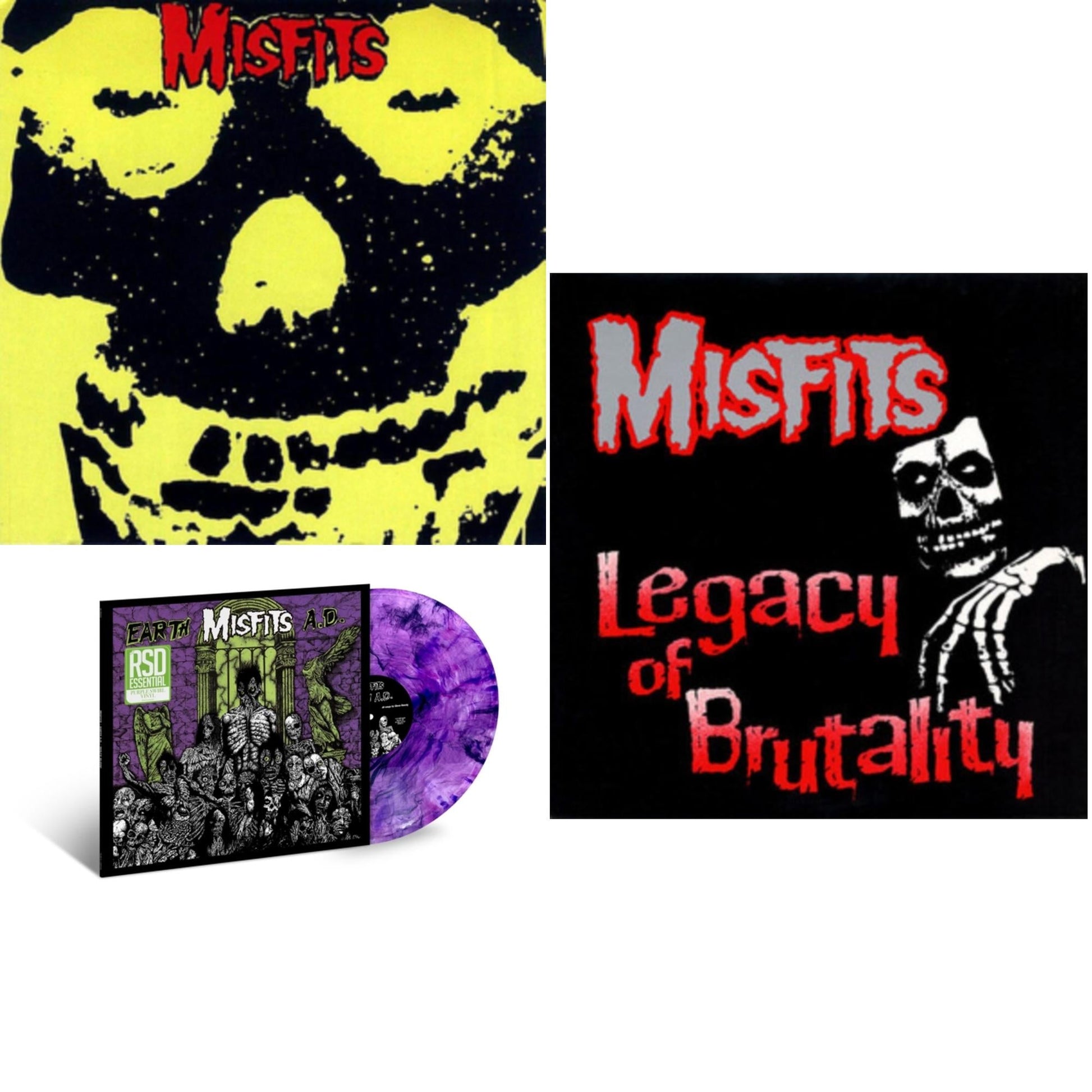 This is a 3 LP Vinyl SKU bundle.
1.This LP Vinyl is brand new.Format: LP VinylMusic Style: HardcoreThis item's title is: CollectionArtist: MisfitsLabel: ASTRALWERKSBarcode: 017046190916Release Date: 4/2/1995
2.This LP Vinyl is brand new.