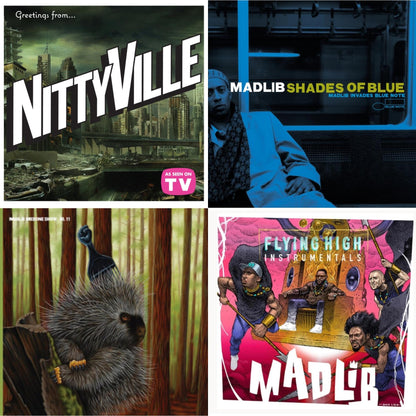 This is a 4 LP Vinyl SKU bundle.
1.This LP Vinyl is brand new.Format: LP VinylMusic Style: InstrumentalThis item's title is: Shades Of Blue (Blue Note Classic Vinyl Series) (2LP)Artist: MadlibLabel: BLUE NOTEBarcode: 602455077233Release Date: 6/16/2023
2.This LP Vinyl is brand new.