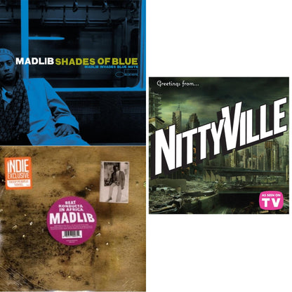 Shades Of Blue (Blue Note Classic Vinyl Series) (2LP) & Medicine Show #3 - Beat Konducta In Africa (2LP/Deep Purple Vinyl) (I) & Channel 85 Presents Nittyville: Season 1