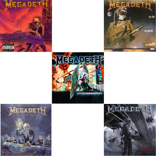 Peace Sells But Who's Buying & Rust In Peace & United Abominations & So Far So Good So What & Dystopia