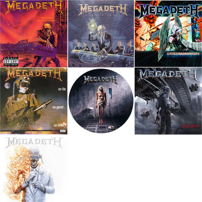 Peace Sells But Who's Buying & Rust In Peace & United Abominations & So Far So Good So What & Countdown To Extinction (Picture Disc) & Dystopia & Megadeth (2LP)