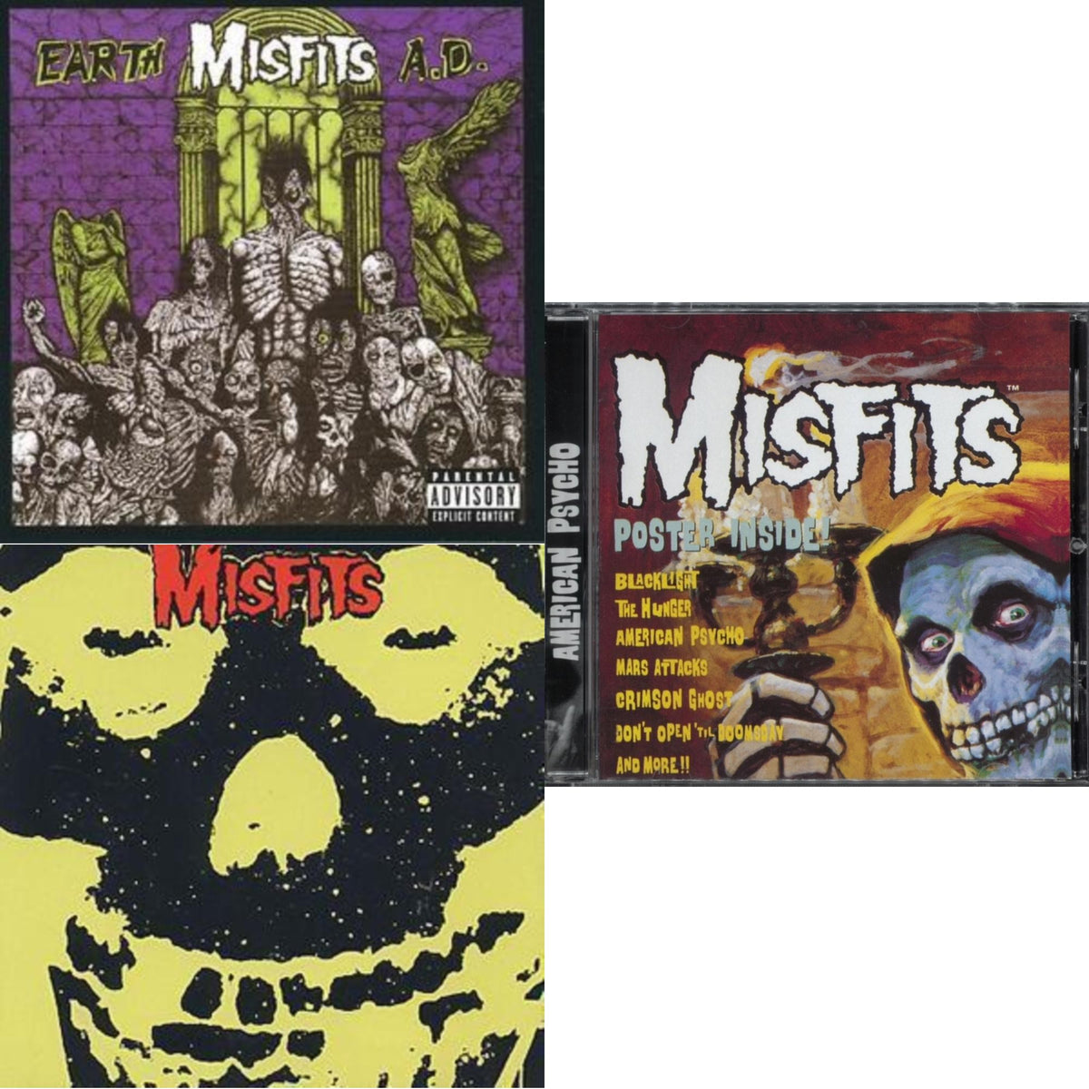 Collection & Earth A.D. / Die Die My Darling & American Psycho