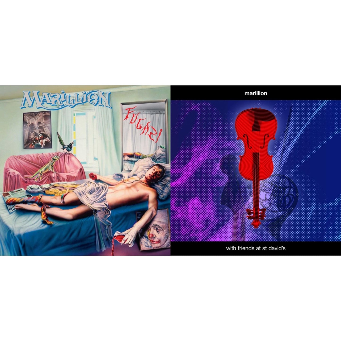 This is a 2 LP Vinyl SKU bundle.
1.This LP Vinyl is brand new.Format: LP VinylMusic Style: Prog RockThis item's title is: Fugazi (Deluxe Edition/4LP)Artist: MarillionLabel: RHINO/PARLOPHONEBarcode: 190295016463Release Date: 9/10/2021
2.This LP Vinyl is brand new.