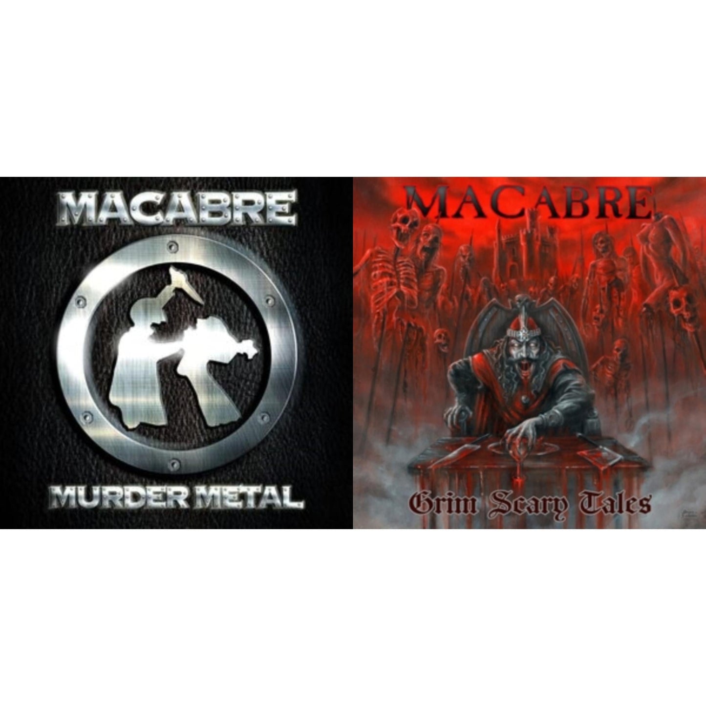 Murder Metal (Remastered/Red Cassette) & Grim Scary Tales (Remastered/Red Cassette)