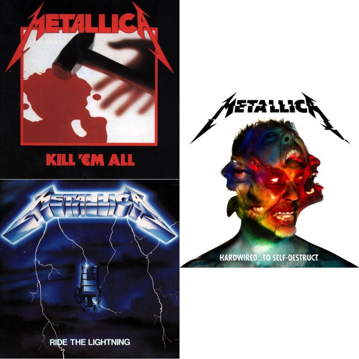 Kill Em All (Remastered) & Ride The Lightning (Remastered) & Hardwired To Self-Destruct (Deluxe)