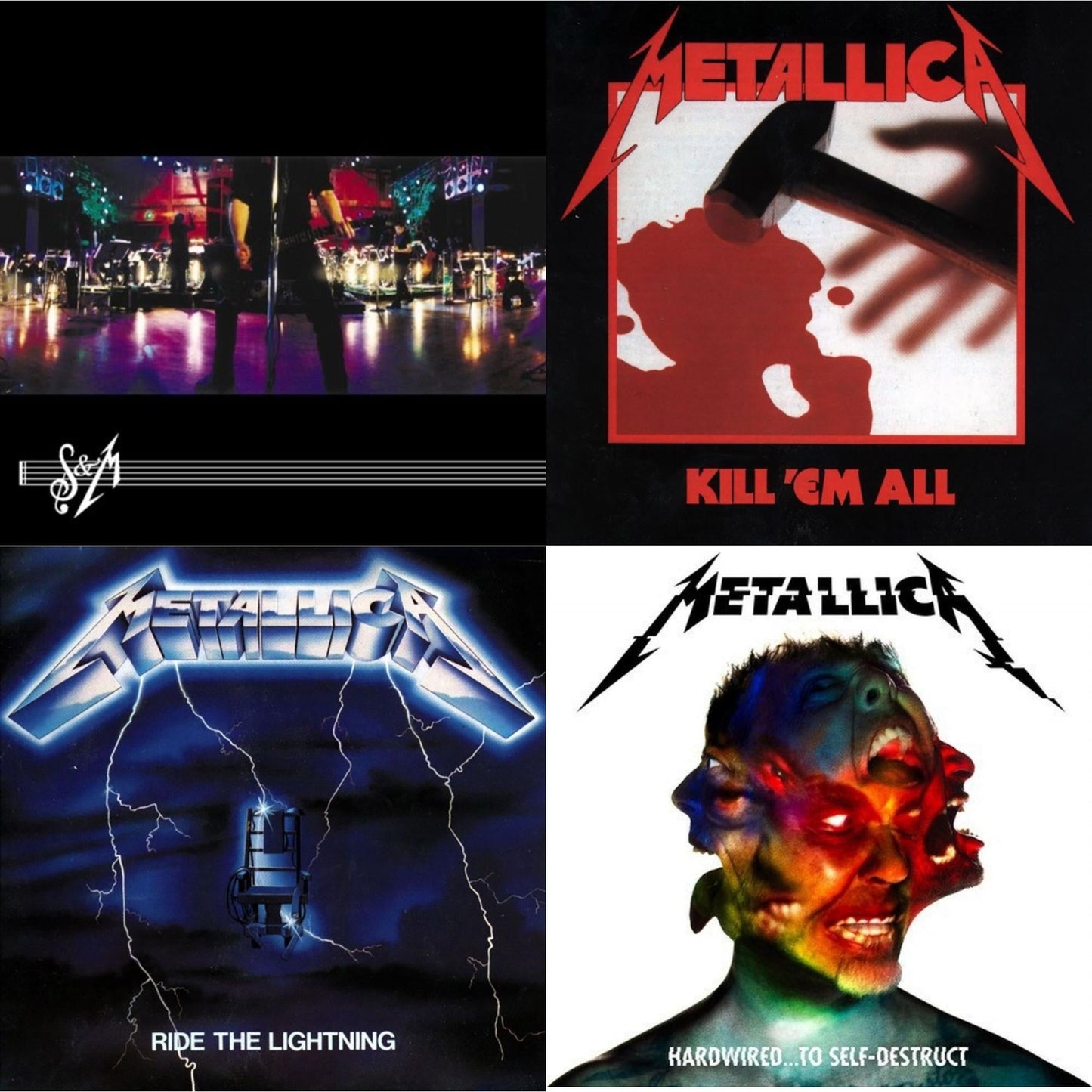 S&M & Kill Em All (Remastered) & Ride The Lightning (Remastered) & Hardwired To Self-Destruct (Deluxe)