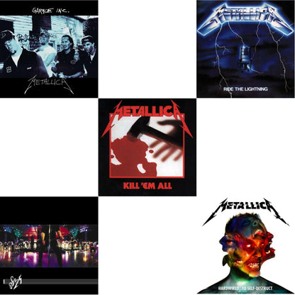 Garage Inc & S&M & Kill Em All (Remastered) & Ride The Lightning (Remastered) & Hardwired To Self-Destruct (Deluxe)
