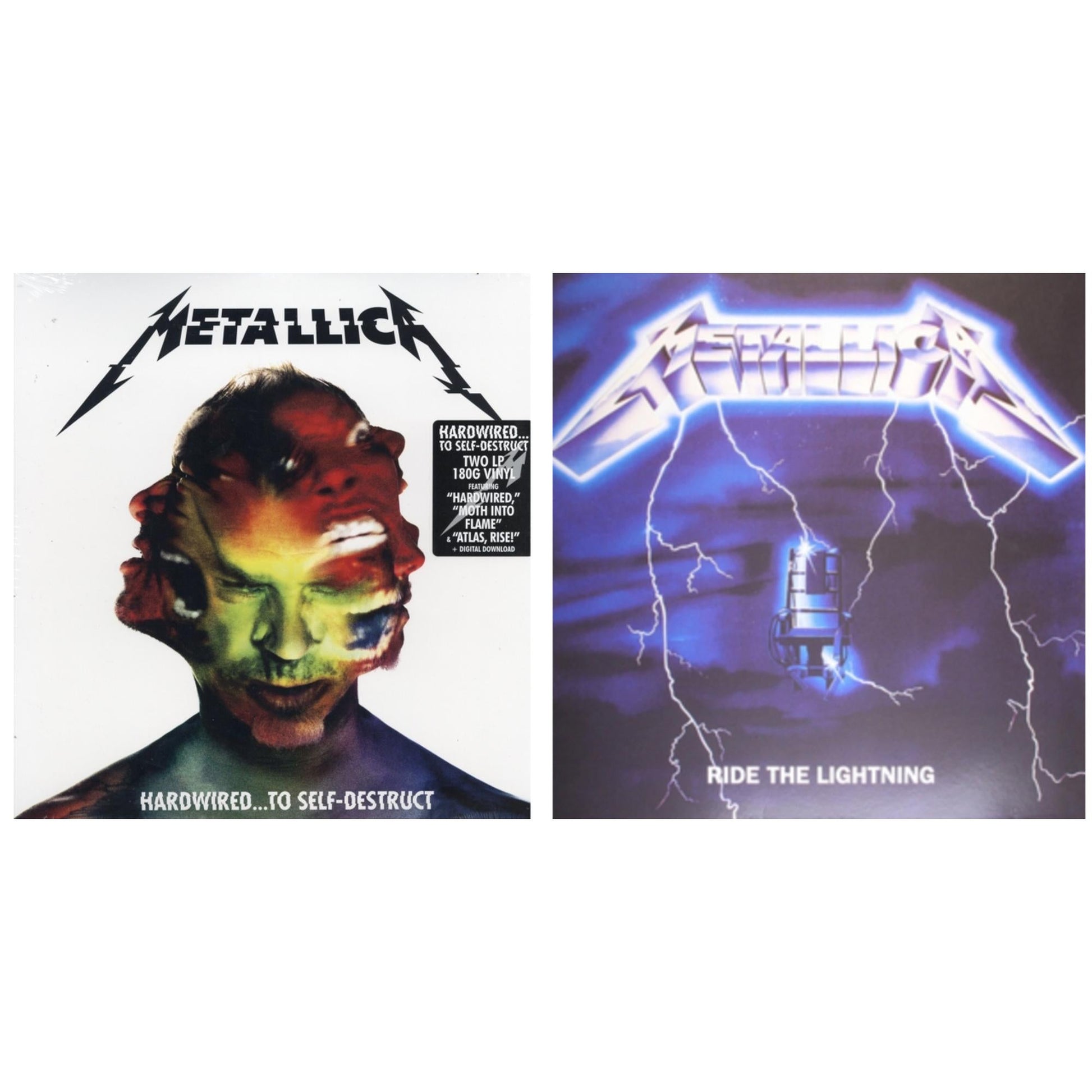 This is a 2 LP Vinyl SKU bundle.
1.This LP Vinyl is brand new.Format: LP VinylMusic Style: Heavy MetalThis item's title is: Hardwired To Self-Destruct (2LP/180G/Dl Card)Artist: MetallicaLabel: BLACKENED RECORDINGS INC. (METBarcode: 858978005288Release Date: 11/18/2016
2.