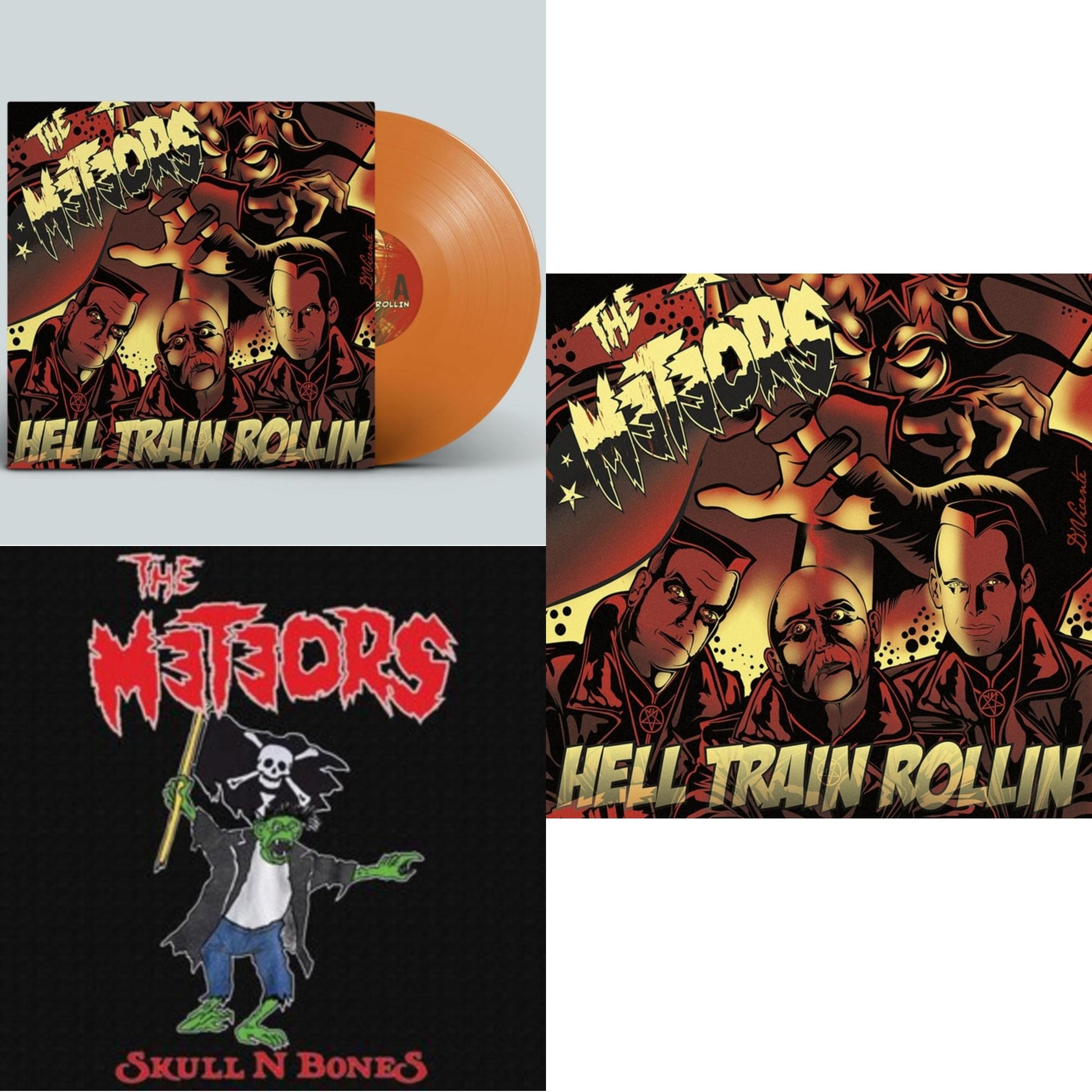 This is a 3 LP Vinyl SKU bundle.
1.This LP Vinyl is brand new.Format: LP VinylMusic Style: PsychobillyThis item's title is: Hell Train RollinArtist: MeteorsLabel: SVART RECORDSBarcode: 6430077095045Release Date: 2/11/2022
2.This LP Vinyl is brand new.