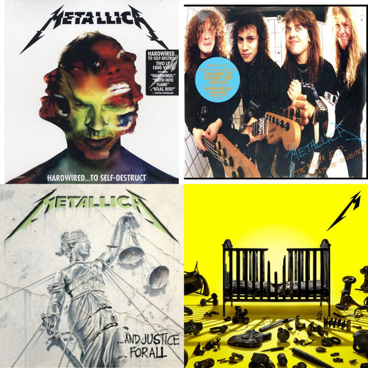 72 Seasons (2LP) & Hardwired To Self-Destruct (2LP/180G/Dl Card) & $5.98 Ep: Garage Days Re-Revisited (Remastered) & And Justice For All (Remastered)