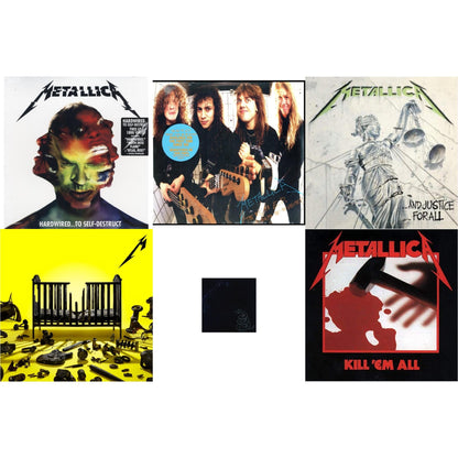 72 Seasons (2LP) & Metallica (Remastered/2LP) & Kill Em All (180G) & Hardwired To Self-Destruct (2LP/180G/Dl Card) & $5.98 Ep: Garage Days Re-Revisited (Remastered) & And Justice For All (Remastered)