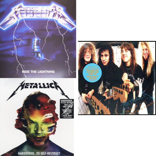 Ride The Lightning (180G) & Hardwired To Self-Destruct (2LP/180G/Dl Card) & $5.98 Ep: Garage Days Re-Revisited (Remastered)