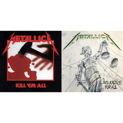 Metallica - Kill Em All (180G) & And Justice For All (Remastered) - LP Vinyl Bundle
