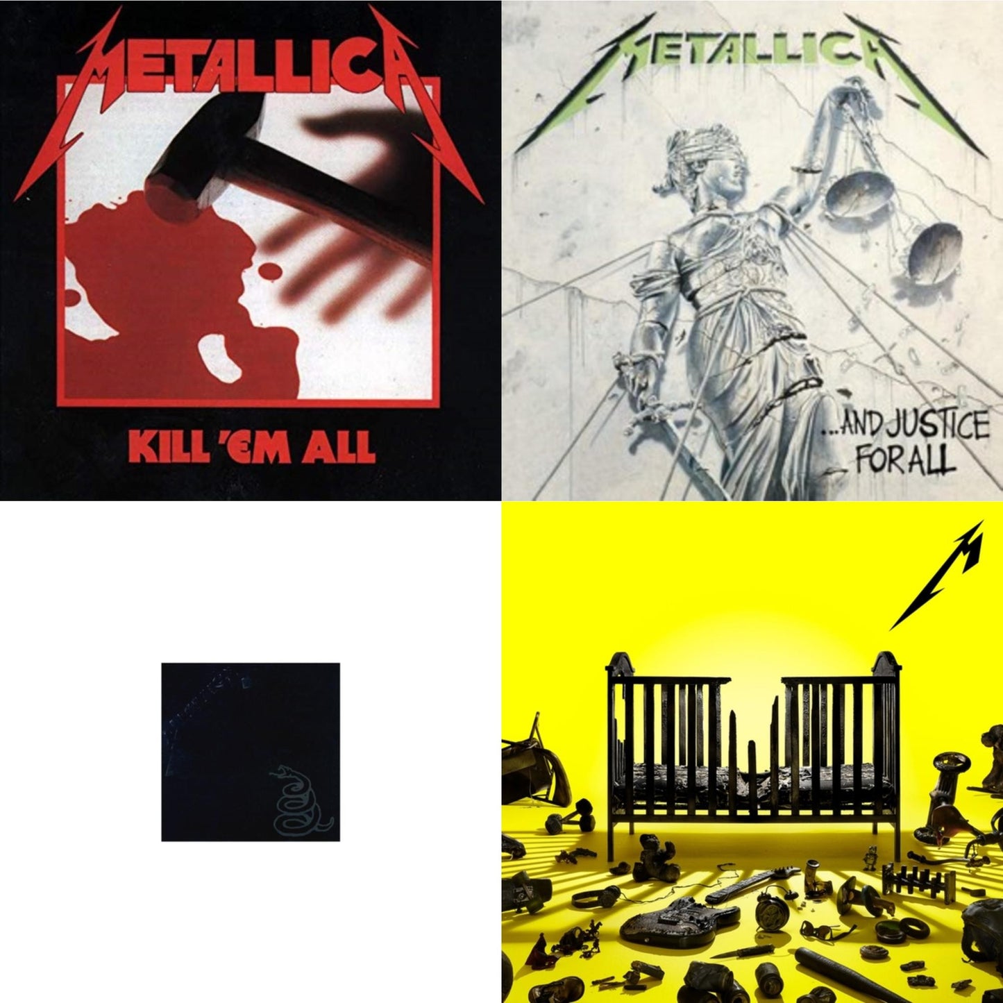 72 Seasons (2LP) & Metallica (Remastered/2LP) & Kill Em All (180G) & And Justice For All (Remastered)