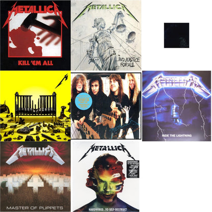 Metallica - 72 Seasons (2LP) & Metallica (Remastered/2LP) & Kill Em All (180G) & Ride The Lightning (180G) & Master Of Puppets (Remastered) & Hardwired To Self-Destruct (2LP/180G/Dl Card) & $5.98 Ep: Garage Days Re-Revisited (Remastered) & And