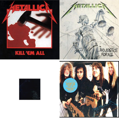 Metallica (Remastered/2LP) & Kill Em All (180G) & $5.98 Ep: Garage Days Re-Revisited (Remastered) & And Justice For All (Remastered)