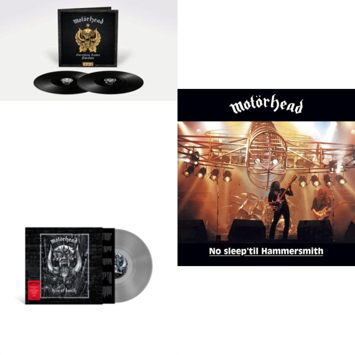 Everything Louder Forever - The Very Best Of (2LP) & Kiss Of Death & No Sleep Til Hammersmith
