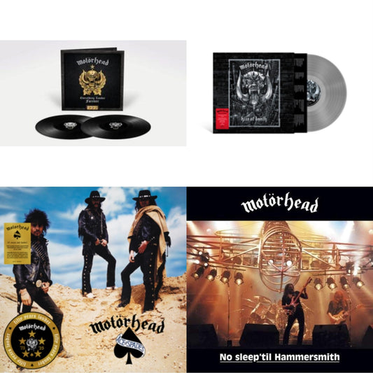Everything Louder Forever - The Very Best Of (2LP) & Kiss Of Death & Ace Of Spades (50Th Anniversary) (Blue/White LP Vinyl/Half-Speed Master) & No Sleep Til Hammersmith
