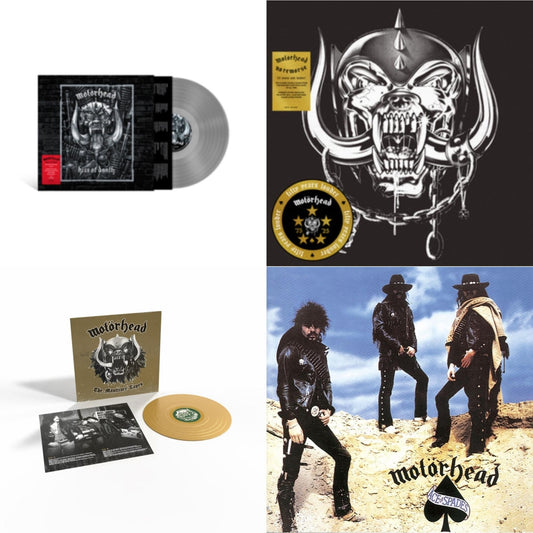 Kiss Of Death & No Remorse (50Th Anniversary) (Red/Black Splatter Vinyl/2LP) & Manticore Tapes (Gold LP Vinyl) & Ace Of Spades