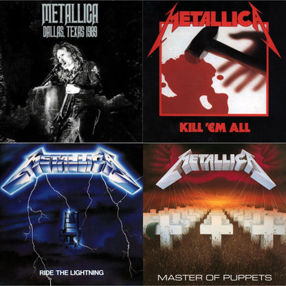 Dallas / Texas 1989 (2CD) & Kill Em All (Remastered) & Ride The Lightning (Remastered) & Master Of Puppets (Remastered)