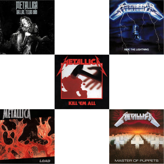 Dallas / Texas 1989 (2CD) & Load (Remastered/3CD/Expanded Edition) & Kill Em All (Remastered) & Ride The Lightning (Remastered) & Master Of Puppets (Remastered)