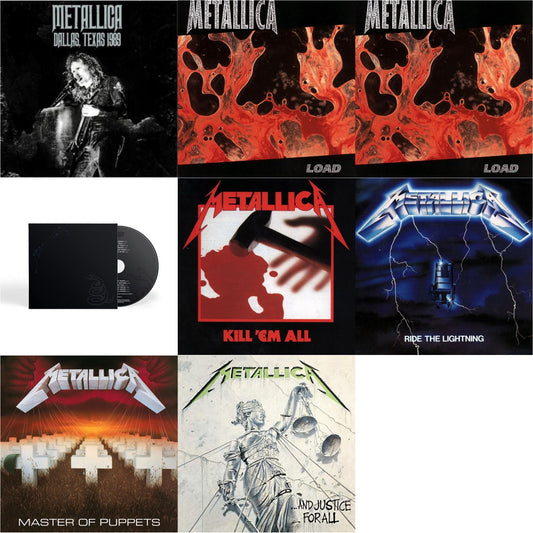 Dallas / Texas 1989 (2CD) & Load (Remastered) & Load (Remastered/3CD/Expanded Edition) & Metallica (Remastered) & Kill Em All (Remastered) & Ride The Lightning (Remastered) & Master Of Puppets (Remastered) & And Justice For All (Remastered)
