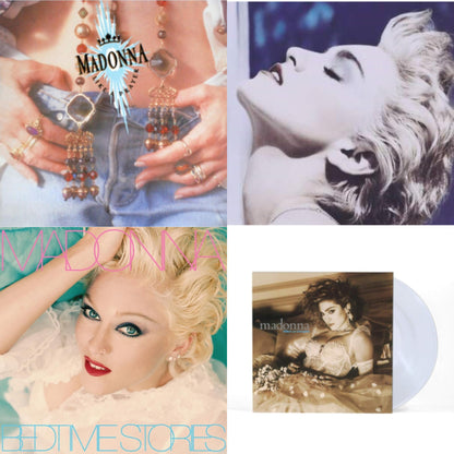Like A Prayer (180G) & True Blue (180G) & Bedtime Stories (The Silver Collection) (Silver LP Vinyl) & Like A Virgin (Clear LP Vinyl)