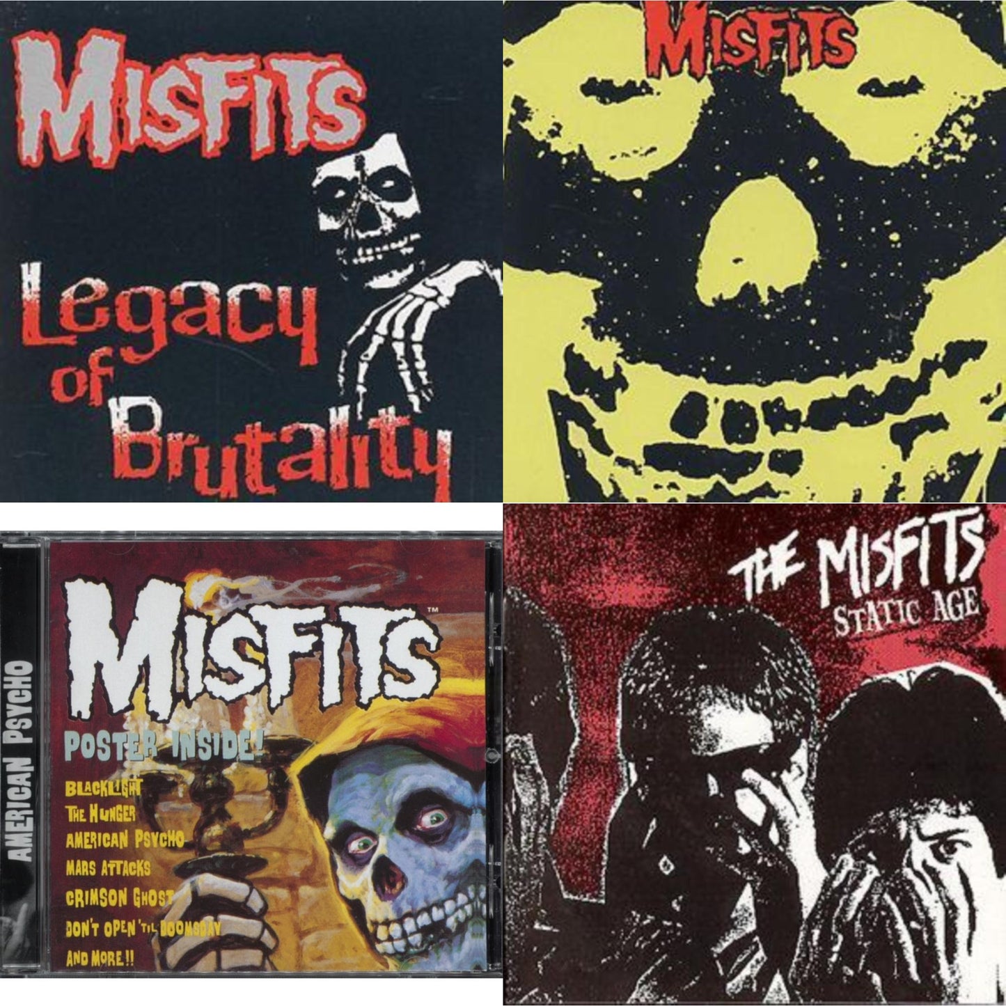 Collection & Legacy Of Brutality & Static Age & American Psycho