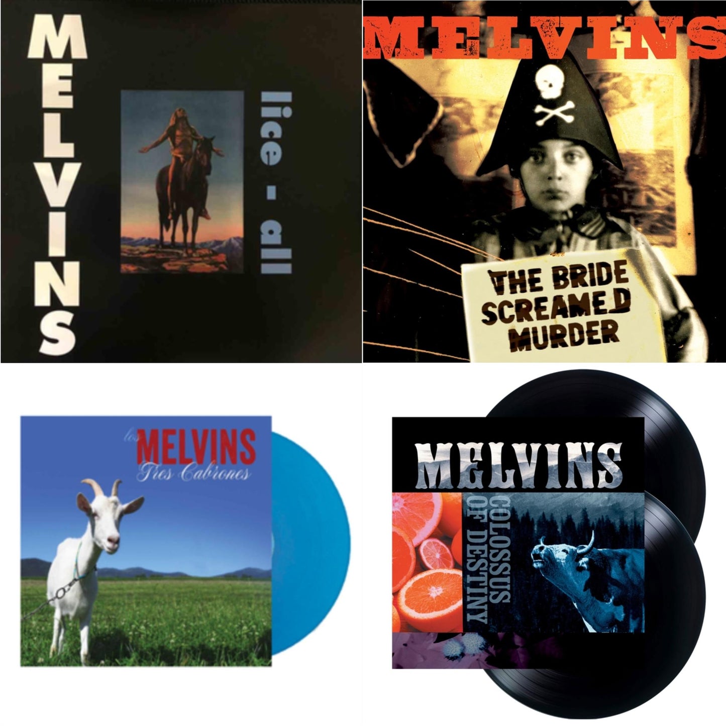 Lice-All (Red LP Vinyl) & Bride Screamed Murder (Apple Red LP Vinyl) & Tres Cabrones (Baby Blue LP Vinyl) & Colossus Of Destiny (2LP)