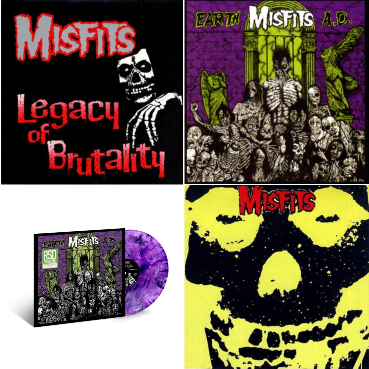 This is a 4 LP Vinyl SKU bundle.
1.This LP Vinyl is brand new.Format: LP VinylMusic Style: PunkThis item's title is: Legacy Of BrutalityArtist: MisfitsLabel: ASTRALWERKSBarcode: 017046190619Release Date: 4/2/1995
2.This LP Vinyl is brand new.
