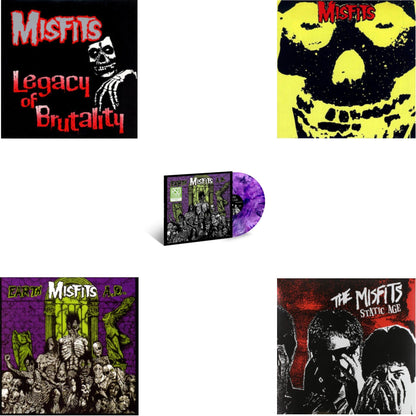 This is a 5 LP Vinyl SKU bundle.
1.This LP Vinyl is brand new.Format: LP VinylMusic Style: PunkThis item's title is: Legacy Of BrutalityArtist: MisfitsLabel: ASTRALWERKSBarcode: 017046190619Release Date: 4/2/1995
2.This LP Vinyl is brand new.