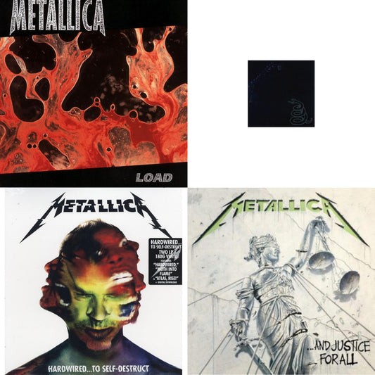 Load (Remastered/2LP/180G) & Metallica (Remastered/2LP) & Hardwired To Self-Destruct (2LP/180G/Dl Card) & And Justice For All (Remastered)