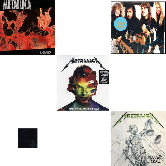 Load (Remastered/2LP/180G) & Metallica (Remastered/2LP) & Hardwired To Self-Destruct (2LP/180G/Dl Card) & $5.98 Ep: Garage Days Re-Revisited (Remastered) & And Justice For All (Remastered)