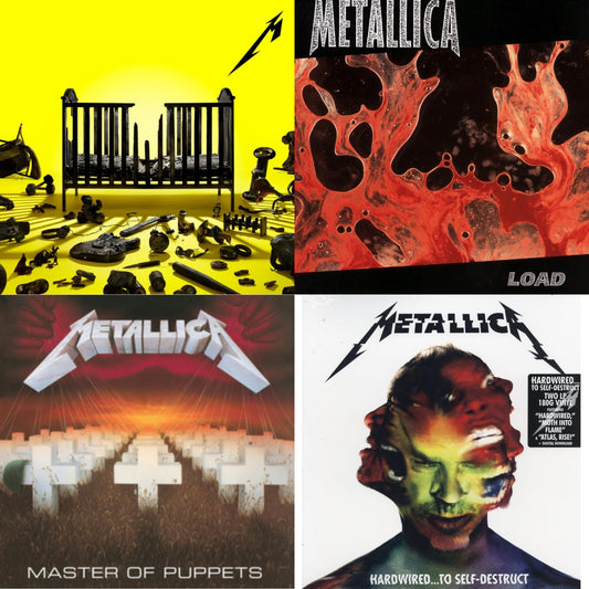 72 Seasons (2LP) & Load (Remastered/2LP/180G) & Master Of Puppets (Remastered) & Hardwired To Self-Destruct (2LP/180G/Dl Card)