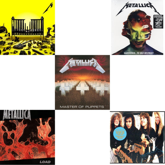 72 Seasons (2LP) & Load (Remastered/2LP/180G) & Master Of Puppets (Remastered) & Hardwired To Self-Destruct (2LP/180G/Dl Card) & $5.98 Ep: Garage Days Re-Revisited (Remastered)