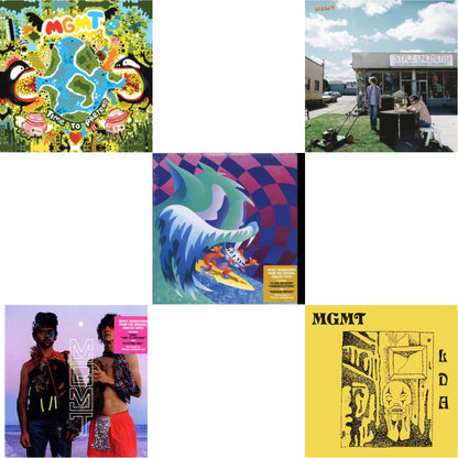 Time To Pretend (20Th Anniversary/Ep/Banana Yellow LP Vinyl) & Oracular Spectacular (180G) & Congratulations (2LP/180G) & Mgmt (180G/Dl Card) & Little Dark Age (X) (2LP/180G/Dl Card)