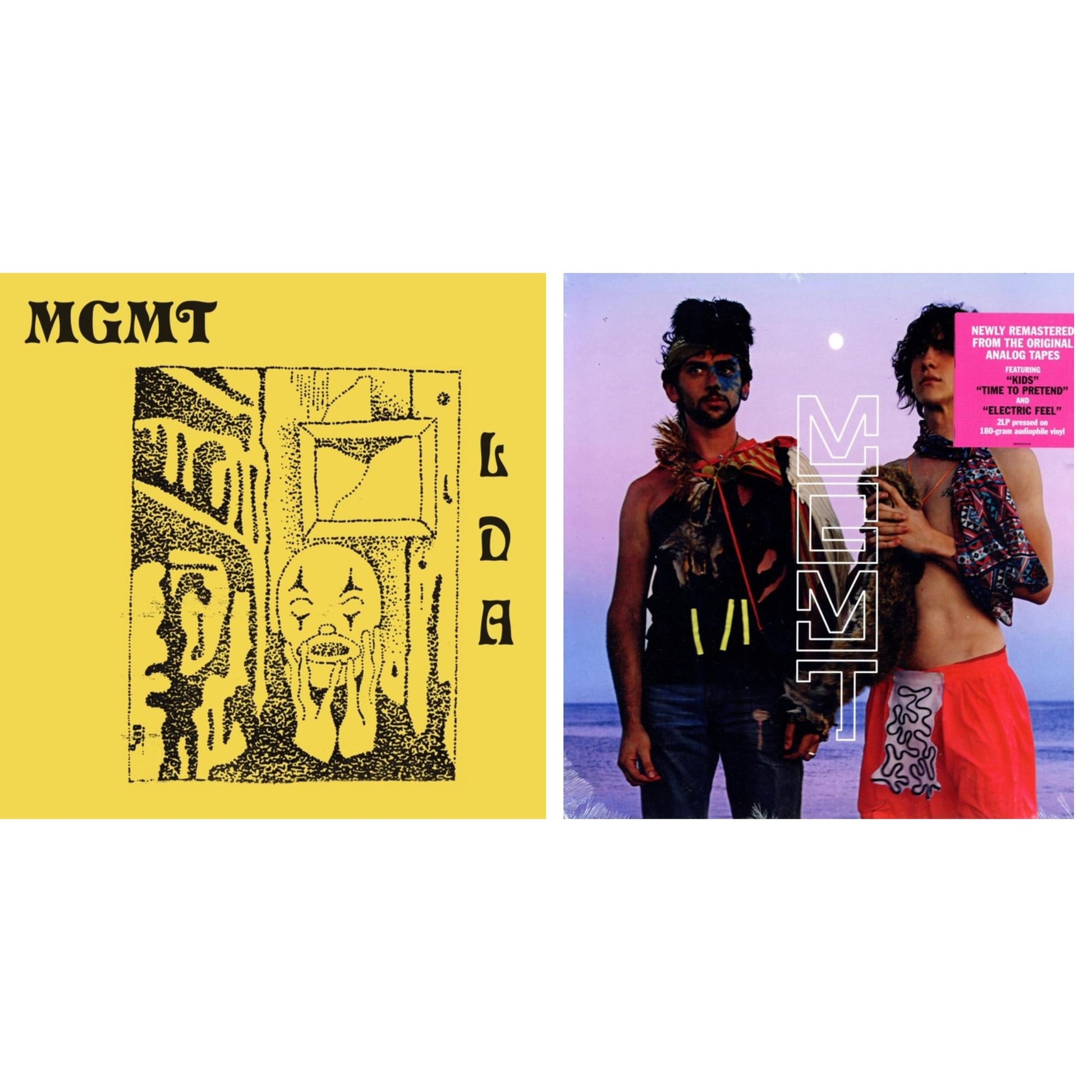 This is a 2 LP Vinyl SKU bundle.
1.This LP Vinyl is brand new.Format: LP VinylMusic Style: Indie PopThis item's title is: Little Dark Age (X) (2LP/180G/Dl Card)Artist: MgmtLabel: COLUMBIABarcode: 889854760618Release Date: 2/9/2018
2.This LP Vinyl is brand new.