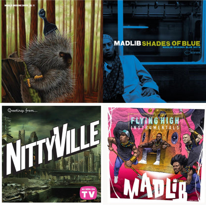 This is a 4 LP Vinyl SKU bundle.
1.This LP Vinyl is brand new.Format: LP VinylMusic Style: InstrumentalThis item's title is: Shades Of Blue (Blue Note Classic Vinyl Series) (2LP)Artist: MadlibLabel: BLUE NOTEBarcode: 602455077233Release Date: 6/16/2023
2.This LP Vinyl is brand new.