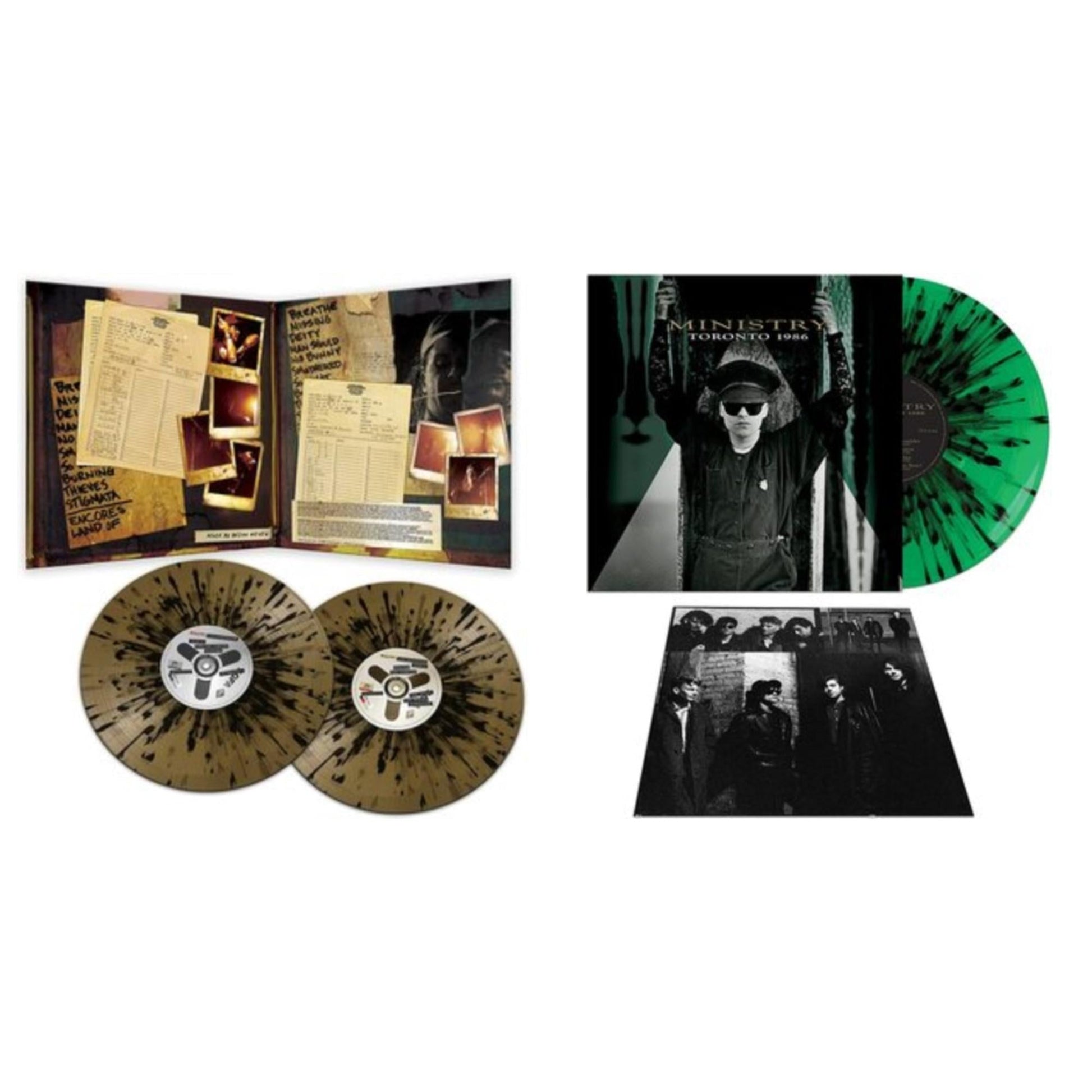 This is a 2 LP Vinyl SKU bundle.
1.This LP Vinyl is brand new.Format: LP VinylMusic Style: IndustrialThis item's title is: Live Necronomicon (Black & Gold Splatter Vinyl/2LP)Artist: MinistryLabel: CLEOPATRABarcode: 889466318719Release Date: 9/2/2022
2.This LP Vinyl is brand new.