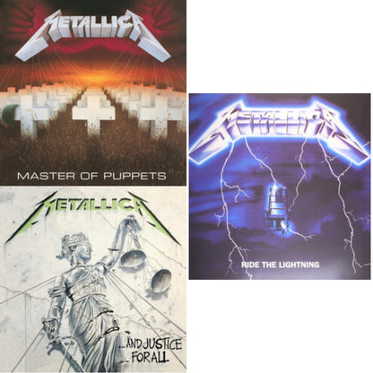 Ride The Lightning (180G) & Master Of Puppets (Remastered) & And Justice For All (Remastered)