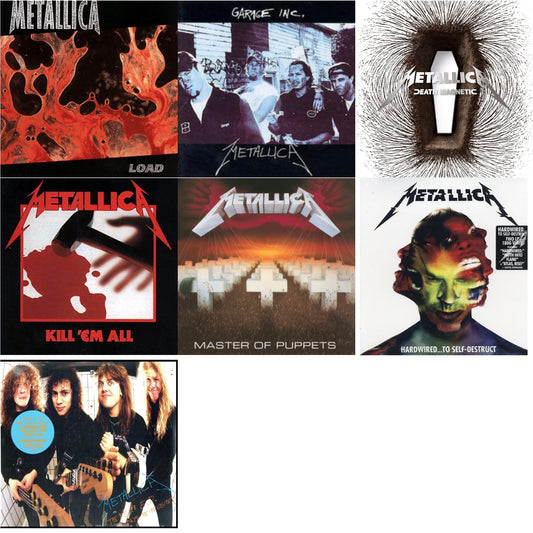 Load & Garage Inc. & Death Magnetic & Kill Em All (180G) & Master Of Puppets (Remastered) & Hardwired To Self-Destruct (2LP/180G/Dl Card) & $5.98 Ep: Garage Days Re-Revisited (Remastered)