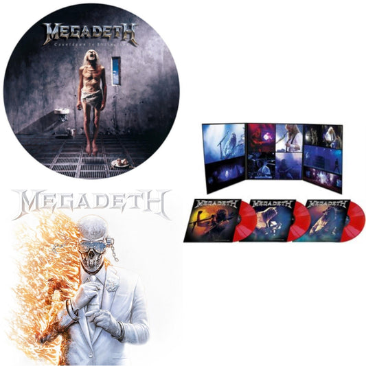 Countdown To Extinction (Picture Disc) & Megadeth (2LP) & Night In Buenos Aires (Red LP Vinyl)