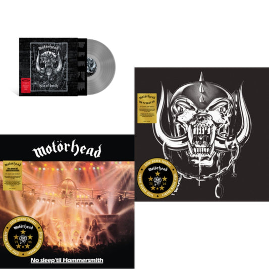 Kiss Of Death & No Sleep Til Hammersmith (50Th Anniversary) (Yellow/Black LP Vinyl/Half-Speed) & No Remorse (50Th Anniversary) (Red/Black Splatter Vinyl/2LP)