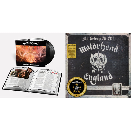 No Sleep 'Til Hammersmith (X) (3LP) & No Sleep At All (50Th Anniversary) (Clear/Black-White Splatter LP Vinyl)