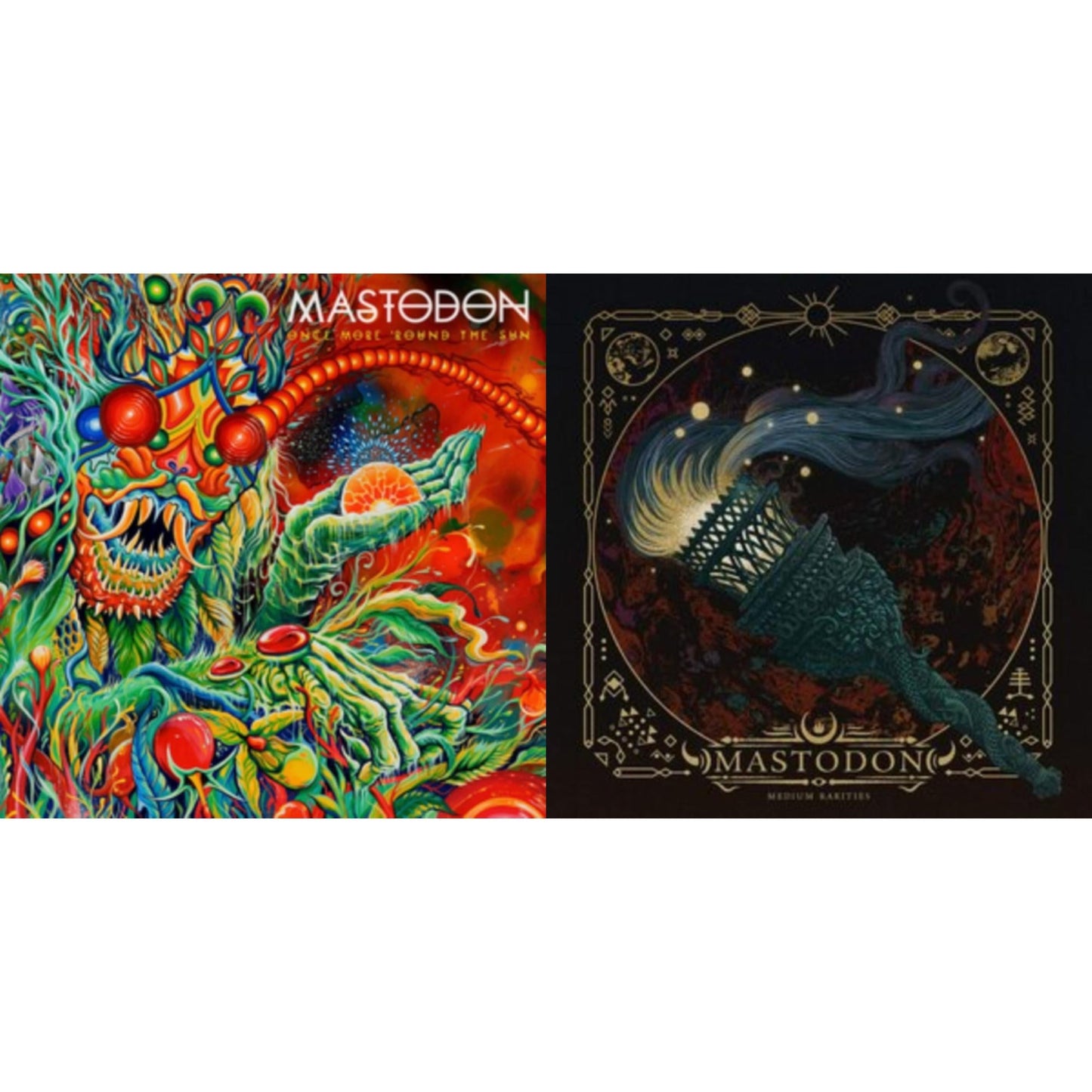 This is a 2 LP Vinyl SKU bundle.
1.This LP Vinyl is brand new.Format: LP VinylMusic Style: Progressive MetalThis item's title is: Medium RaritiesArtist: MastodonLabel: WARNER BROS.Barcode: 093624889182Release Date: 12/18/2020
2.This LP Vinyl is brand new.