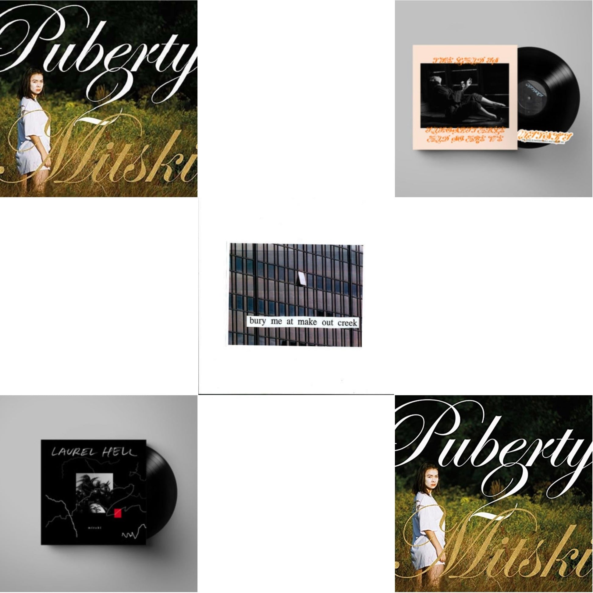 This is a 5 LP Vinyl SKU bundle.
1.This LP Vinyl is brand new.Format: LP VinylMusic Style: Indie RockThis item's title is: Puberty 2Artist: MitskiLabel: DEAD OCEANSBarcode: 656605142319Release Date: 6/17/2016
2.This LP Vinyl is brand new.