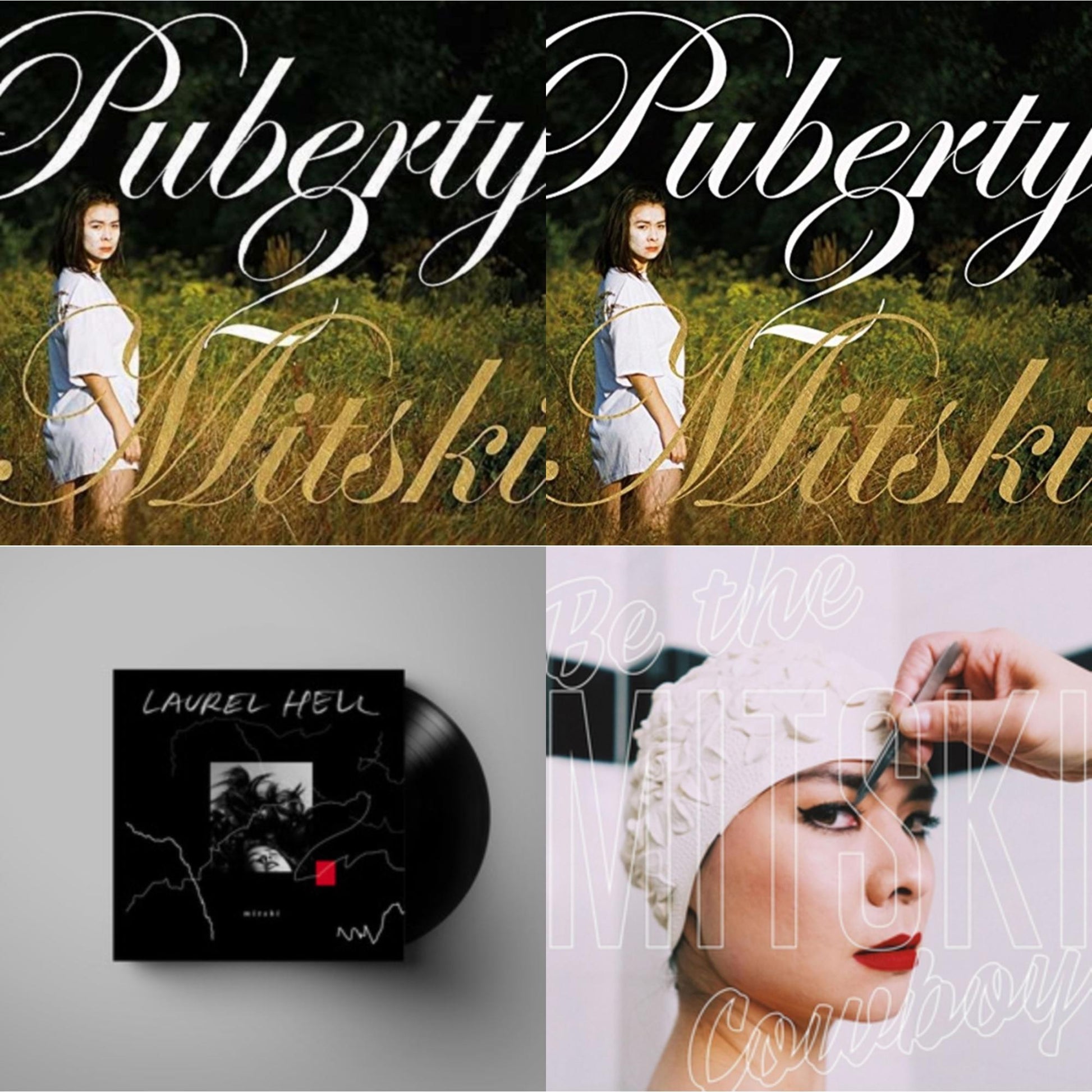 This is a 4 LP Vinyl SKU bundle.
1.This LP Vinyl is brand new.Format: LP VinylMusic Style: Indie RockThis item's title is: Puberty 2Artist: MitskiLabel: DEAD OCEANSBarcode: 656605142319Release Date: 6/17/2016
2.This LP Vinyl is brand new.