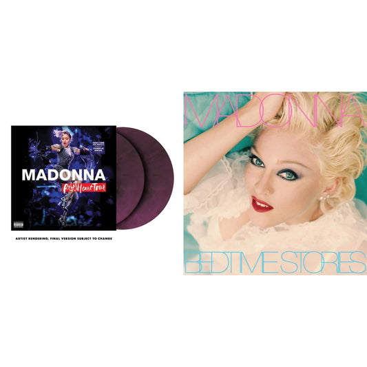 Rebel Heart Tour (X) (Purple Galaxy Swirl Vinyl/2LP) & Bedtime Stories (The Silver Collection) (Silver LP Vinyl)