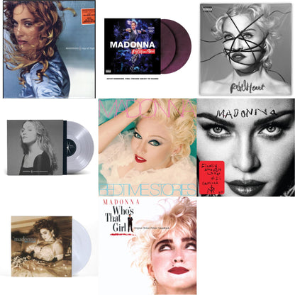 Ray Of Light (2LP/180G) & Rebel Heart Tour (X) (Purple Galaxy Swirl Vinyl/2LP) & Rebel Heart & Veronica Electronica (Clear LP Vinyl) & Bedtime Stories (The Silver Collection) (Silver LP Vinyl) & Finally Enough Love (2LP)