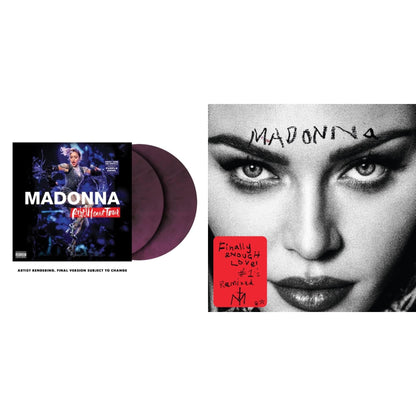 This is a 2 LP Vinyl SKU bundle.
1.This LP Vinyl is brand new.Format: LP VinylMusic Style: Dance-popThis item's title is: Rebel Heart Tour (X) (Purple Galaxy Swirl Vinyl/2LP)Artist: MadonnaLabel: MERCURY STUDIOSBarcode: 602445230662Release Date: 9/9/2022
2.This LP Vinyl is brand new.